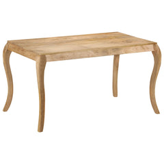 vidaXL Dining Table 135x75x76 cm Solid Mango Wood 1