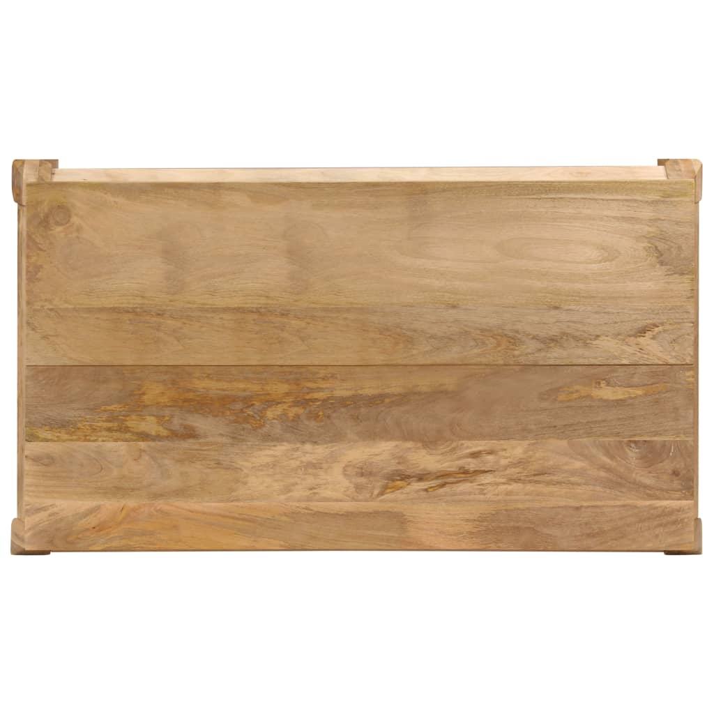 vidaXL Dining Table 135x75x76 cm Solid Mango Wood 4