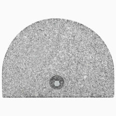 vidaXL Parasol Base | Curved Grey | Granite, Stainless Steel | 10 kg 3