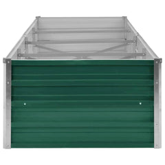 vidaXL Raised Bed | Green | Galvanised Steel | 320x80x45 cm 5
