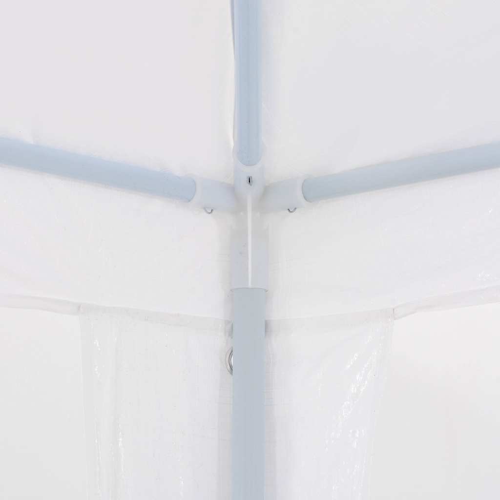 vidaXL Party Tent | White | Polyethylene roof and steel frame | 3x4 metres 5
