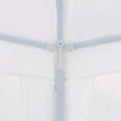 vidaXL Party Tent | White | Polyethylene roof and steel frame | 3x4 metres 5