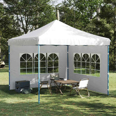 vidaXL Gazebos White PE and Steel 3