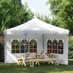 vidaXL Gazebos White PE and Steel 1