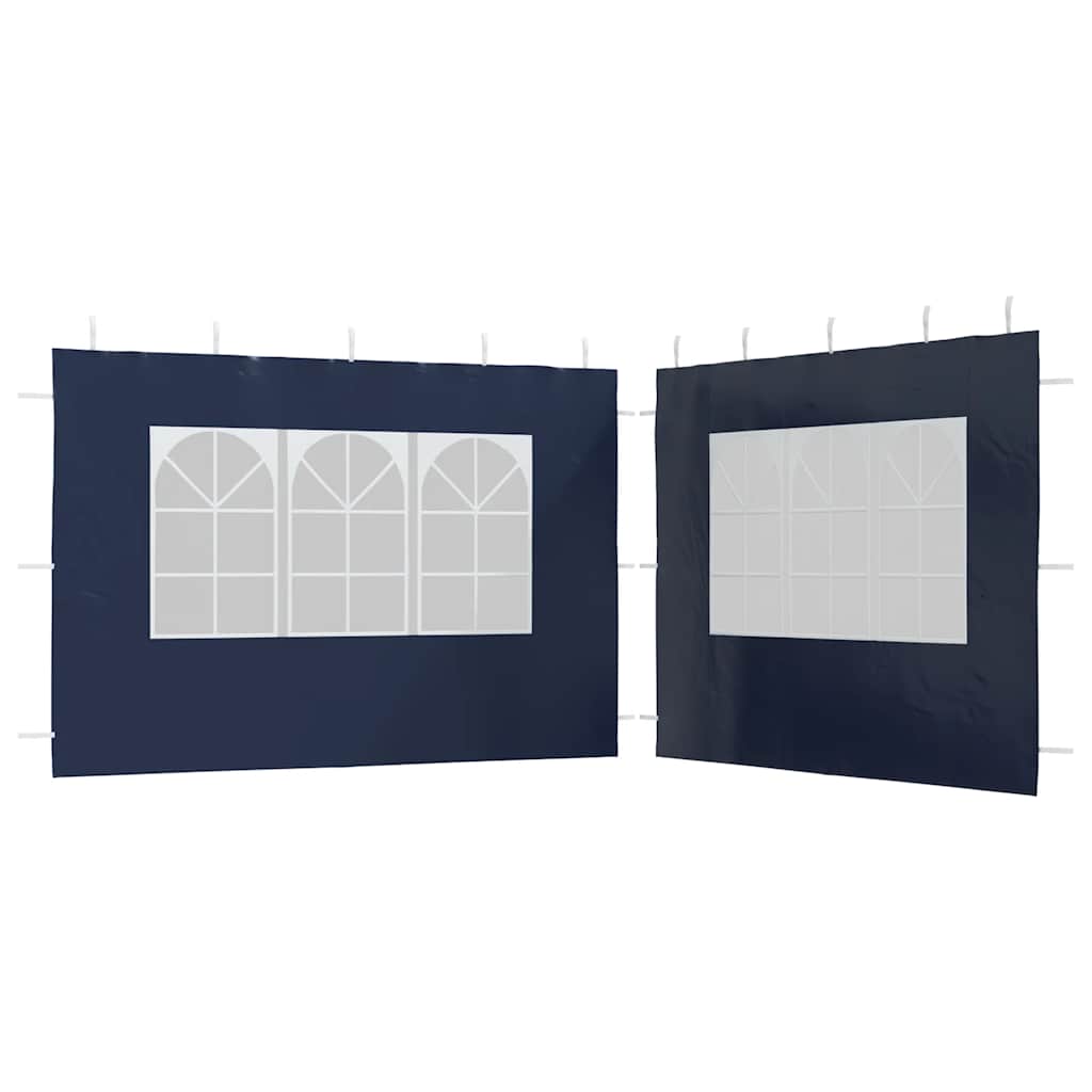 vidaXL Gazebos Blue PE and Steel 2