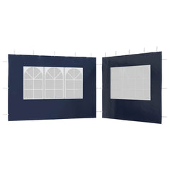 vidaXL Gazebos Blue PE and Steel 2