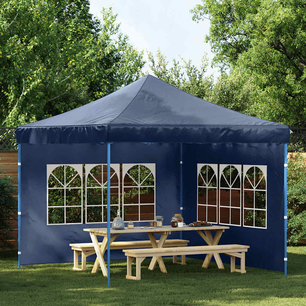 vidaXL Gazebos Blue PE and Steel 1