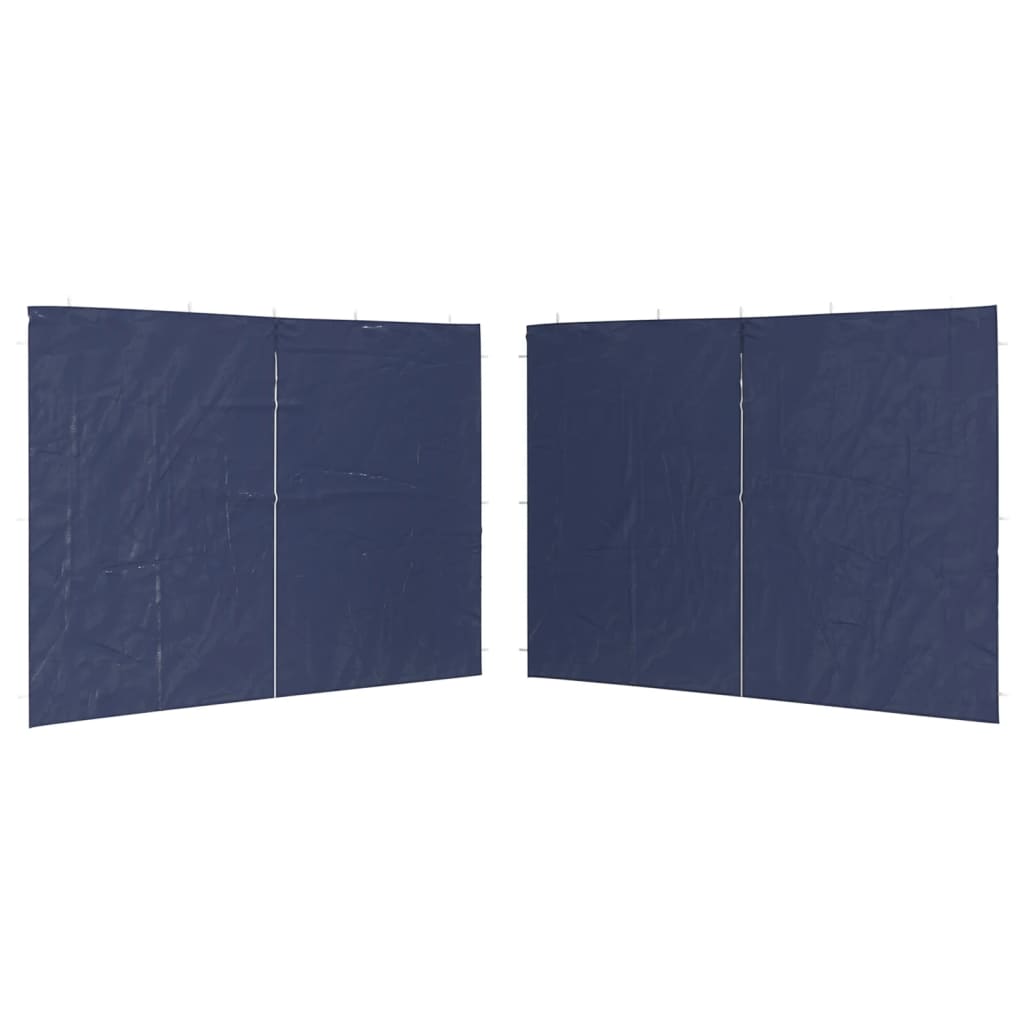 vidaXL Gazebos Blue PE and Steel 2