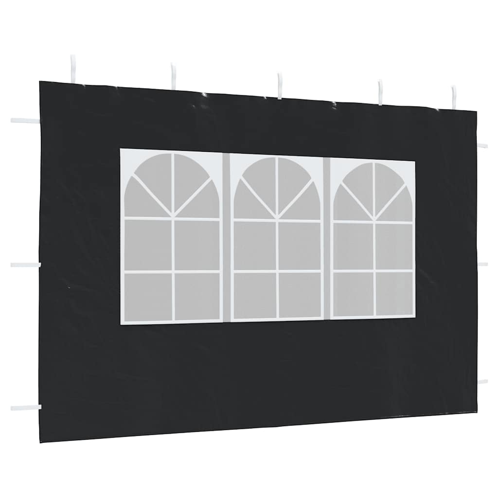 vidaXL Gazebos Anthracite PE and Steel 6