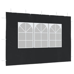 vidaXL Gazebos Anthracite PE and Steel 6