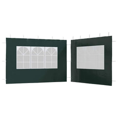 vidaXL Gazebos Green PE and Steel 2