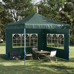 vidaXL Gazebos Green PE and Steel 3