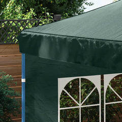 vidaXL Gazebos Green PE and Steel 4