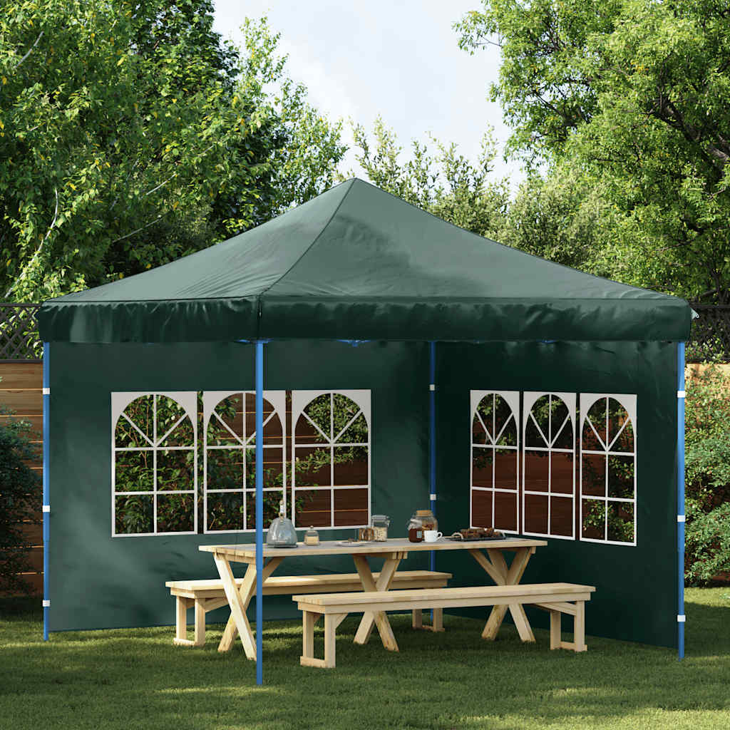 vidaXL Gazebos Green PE and Steel 1