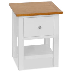 247121 vidaXL Nightstand 36x30x47 cm Solid Oak Wood 1