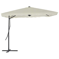 vidaXL Garden Parasol | Sand | Polyester | 250x250 cm | Rotatable 2