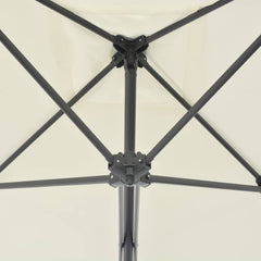 Outdoor Parasol with Steel Pole 250x250 cm Sand