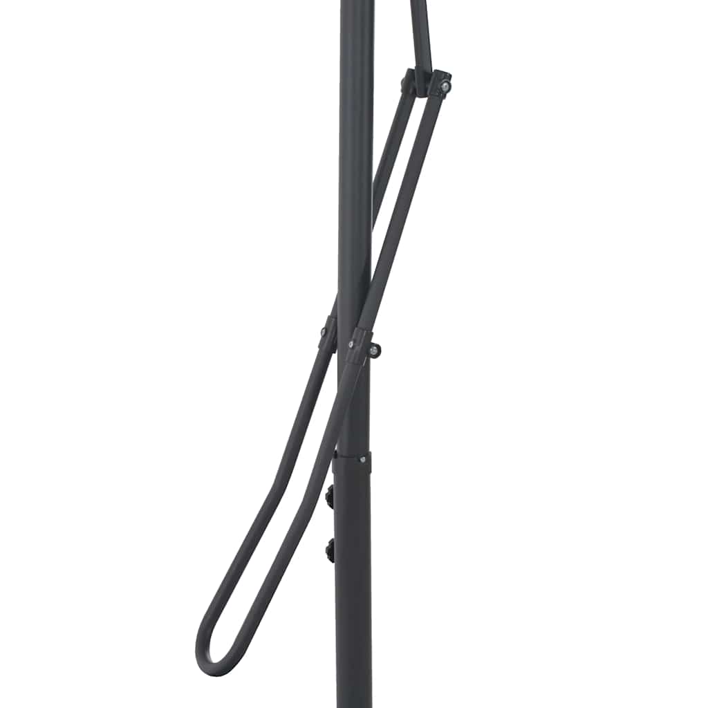 vidaXL Garden Parasol | Anthracite | Polyester fabric and steel pole 5