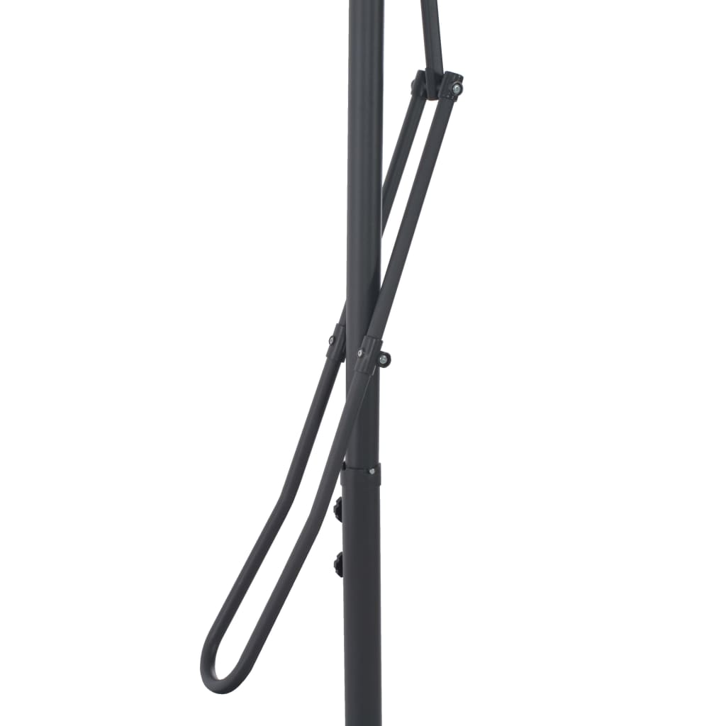 vidaXL Garden Parasol with Steel Pole 250x250 cm Taupe 6