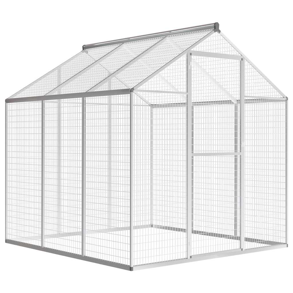 Outdoor Aviary Aluminium 183 cm 194 cm 178 cm