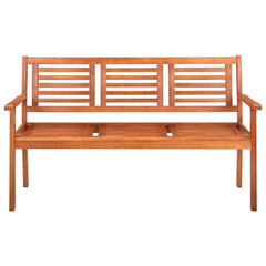 2-Seater Garden Bench 120 cm Solid Eucalyptus Wood