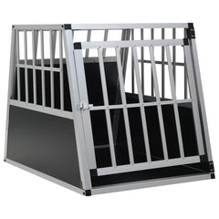 Dog Cage with Double Door 65 cm 69.5 cm 91 cm