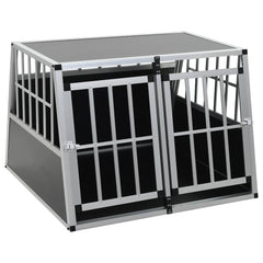 Dog Cage with Double Door 94 cm 69 cm 88 cm