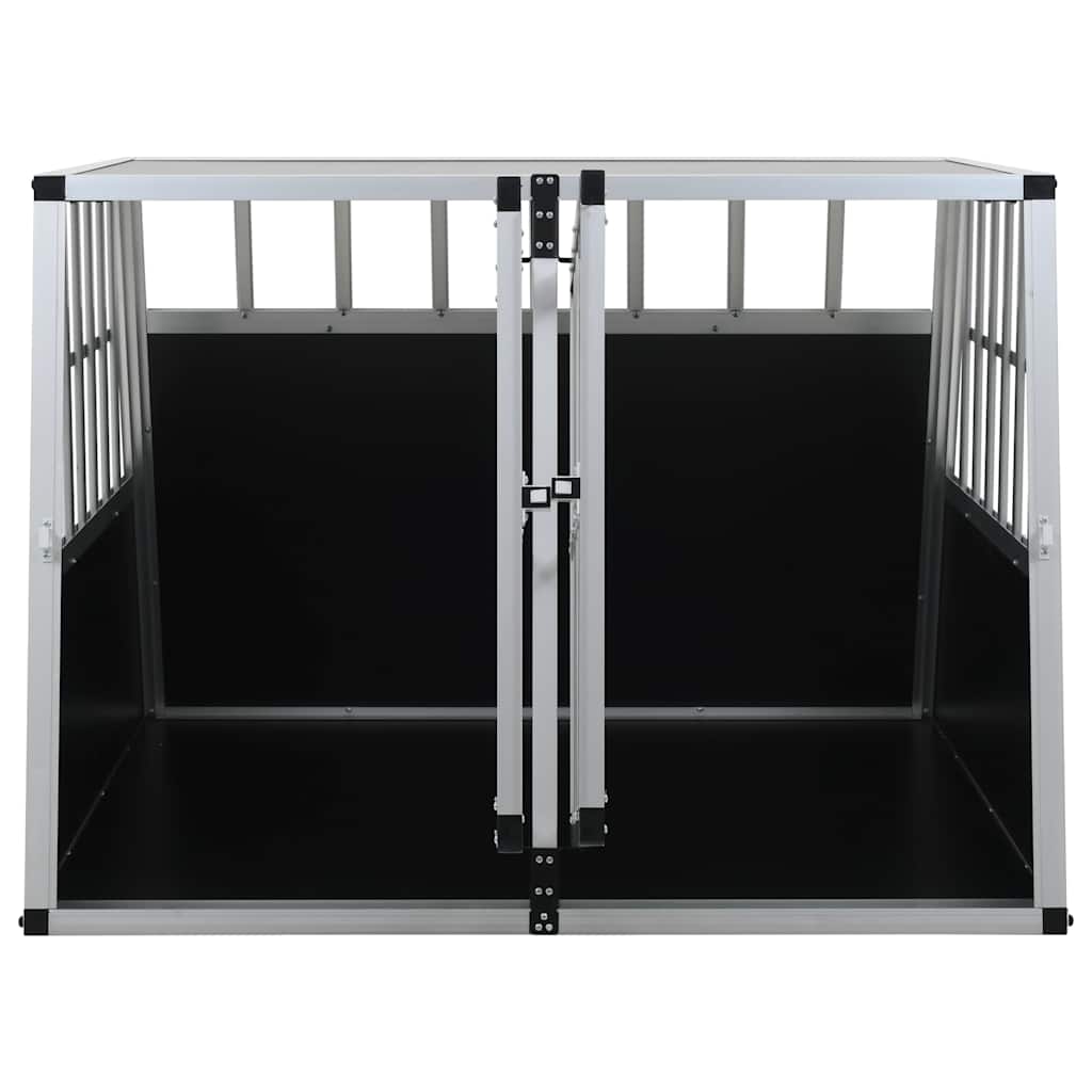 Dog Cage with Double Door 94 cm 69 cm 88 cm