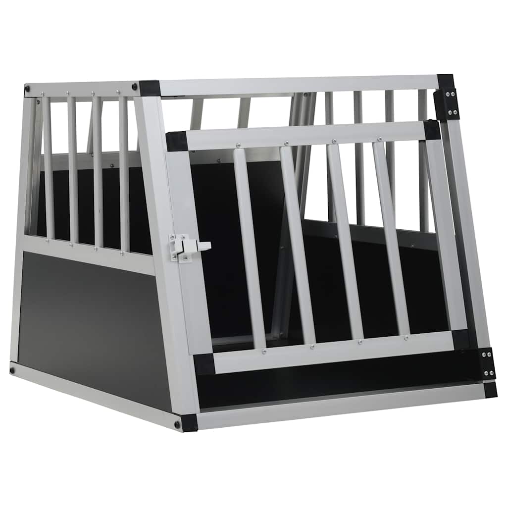 Dog Cage with Double Door 54 cm 50 cm 69 cm