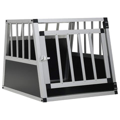Dog Cage with Double Door 54 cm 50 cm 69 cm