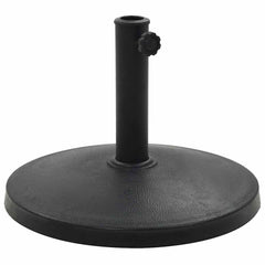 vidaXL Parasol Base | Black | Polyresin | 10 kg | Decorative Inlays 1