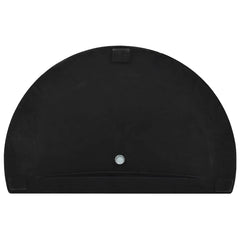 vidaXL Parasol Base Half Round Polyresin 9 kg Black 5