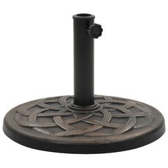 Parasol Base Polyresin Bronze Round 11 kg