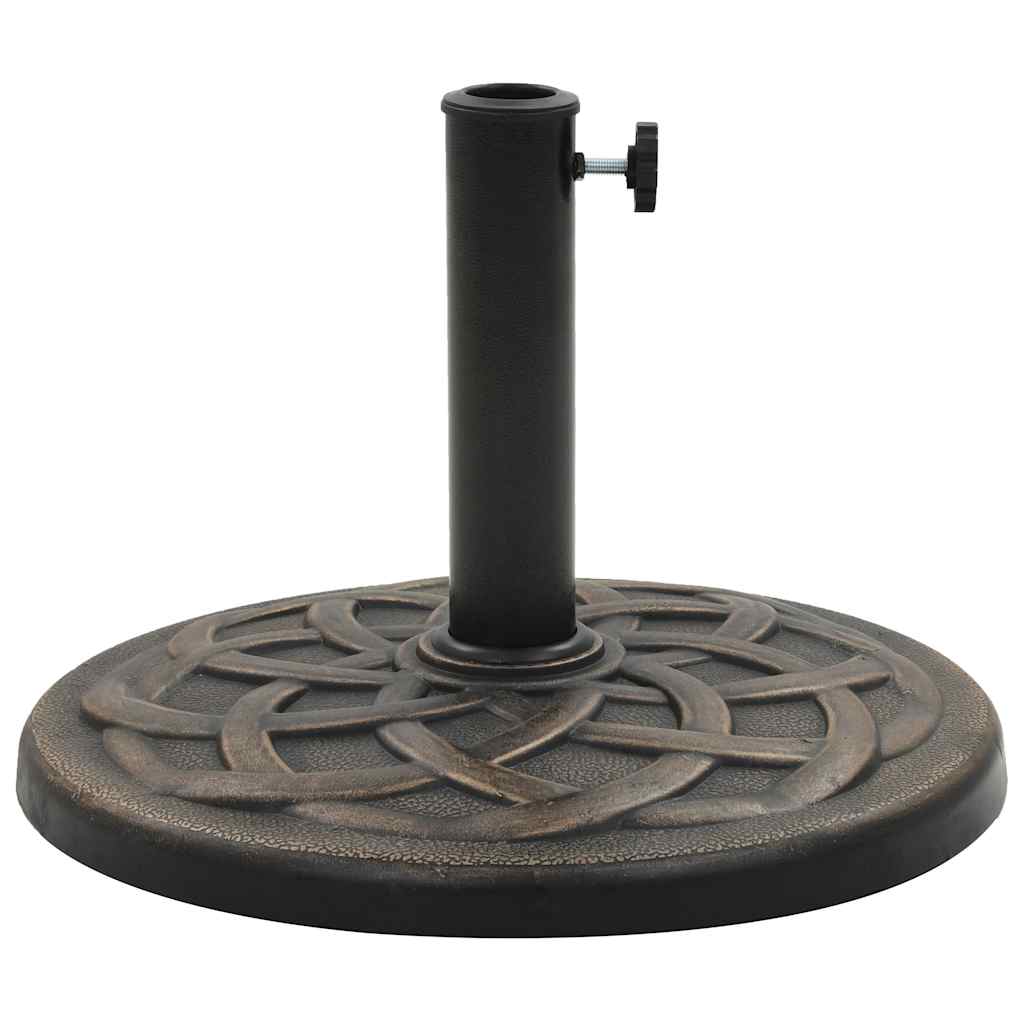 Parasol Base Polyresin Bronze Round 11 kg