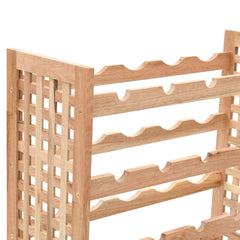 vidaXL Wine Rack for 25 Bottles Solid Walnut Wood 63x25x73 cm 5