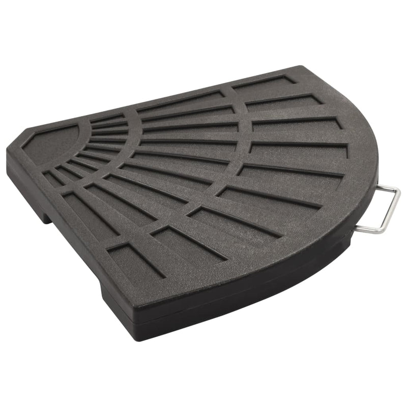 Umbrella Weight Plate Black Fan-shaped 20 kg