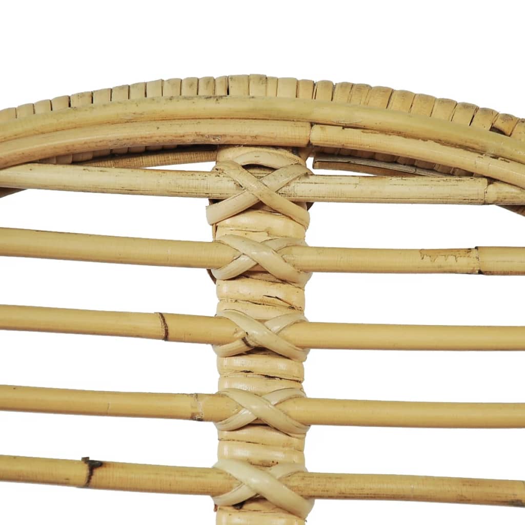 vidaXL Dining Chairs 6 pcs Natural Rattan 4
