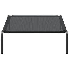 vidaXL Dog Bed | Black | 30% Polyester, 70% PVC, Powder-Coated Steel | Large 5