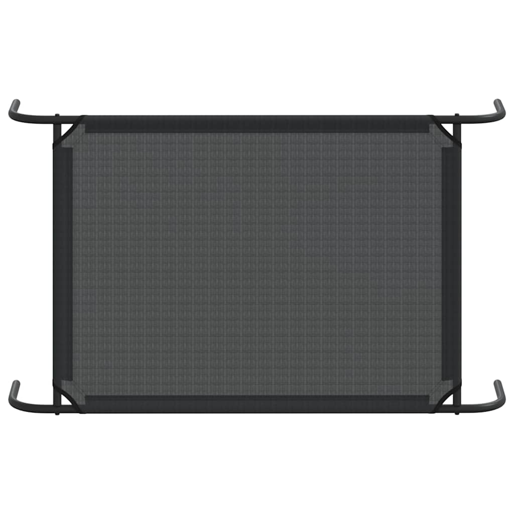 vidaXL Dog Bed | Black | 30% Polyester, 70% PVC, Powder-Coated Steel | Large 6