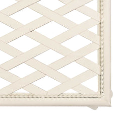 vidaXL Garden Chaise Lounge 128 cm Metal Antique White 5