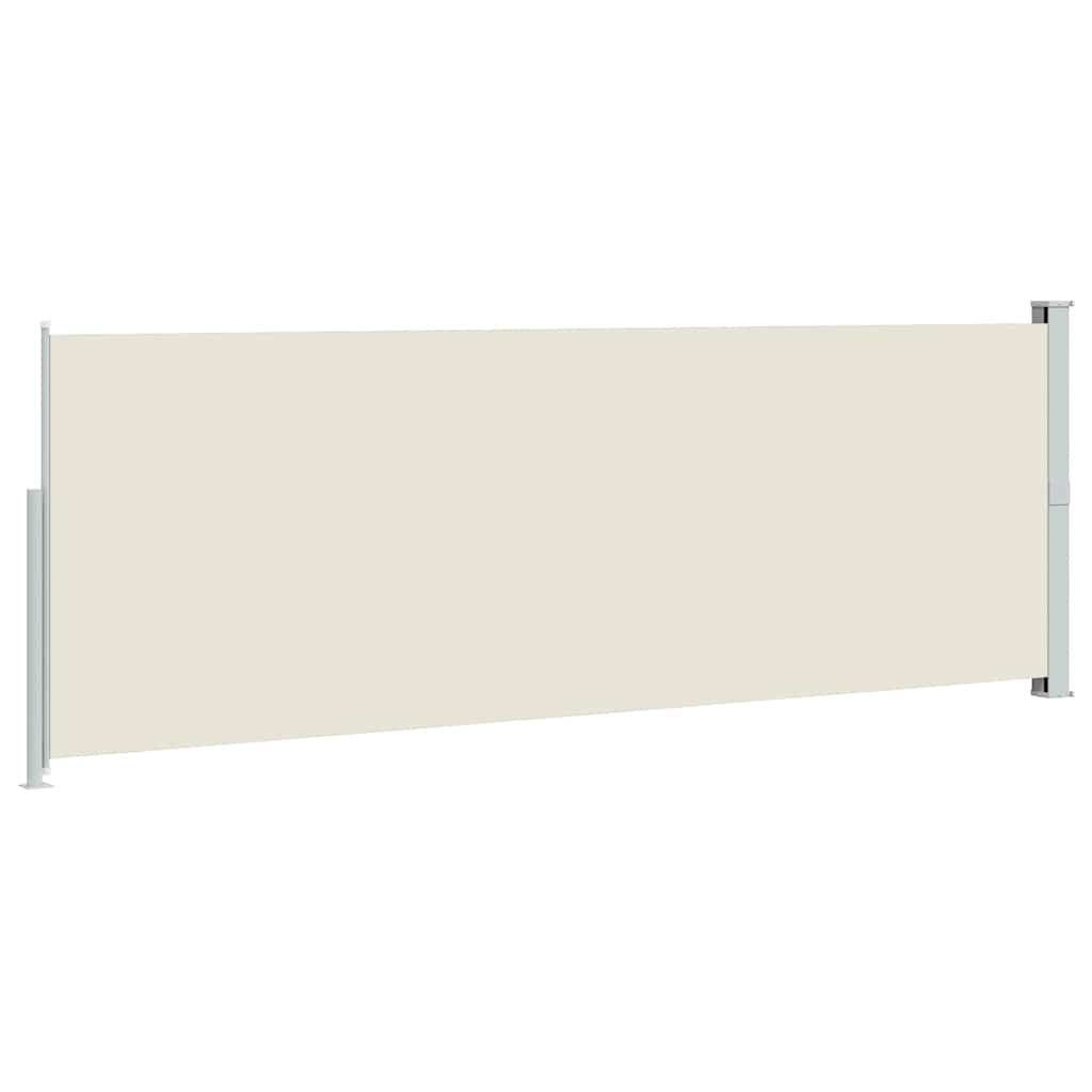 vidaXL Retractable Side Awning 160 x 514 cm Cream 6