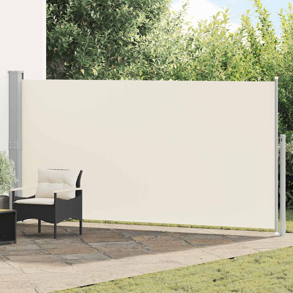 vidaXL Retractable Side Awning 160 x 514 cm Cream 1
