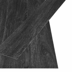 Self-adhesive Flooring Plank 4.46 m² 32 pcs PVC Anthracite