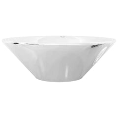 vidaXL Wash Basin 42x14 cm Ceramic Silver 5