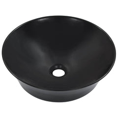 Wash Basin 41x12,5 cm Ceramic Black