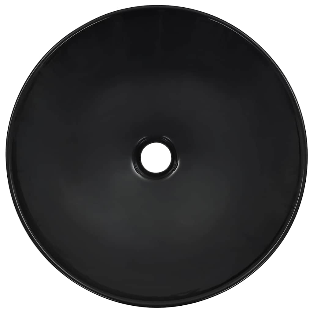 Wash Basin 41x12,5 cm Ceramic Black