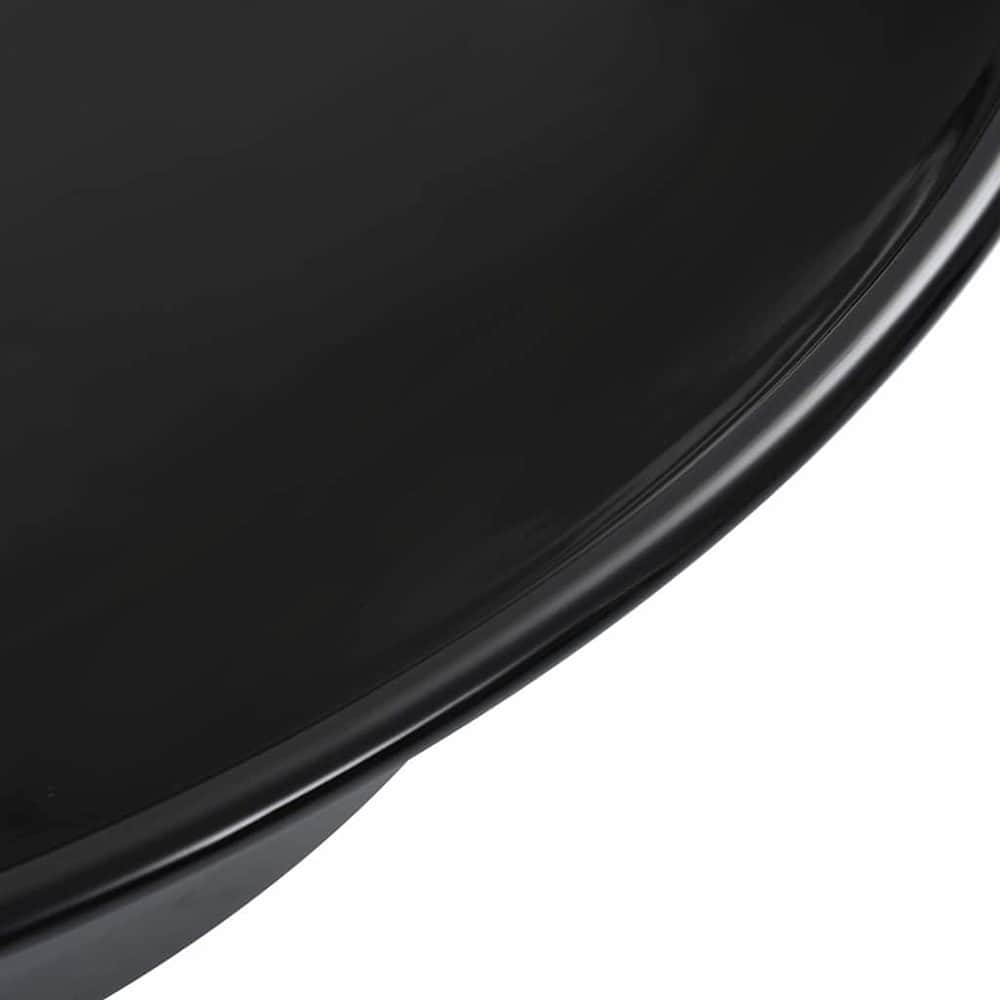 Wash Basin 41x12,5 cm Ceramic Black