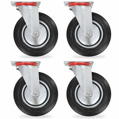vidaXL Swivel Casters 4 pcs 200 mm 1