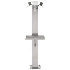 45455 vidaXL Garden Water Column Stainless Steel Square 95 cm 2
