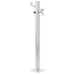 vidaXL Water Column | Silver | Aluminium, Chromed brass, Plastic | Standard 1